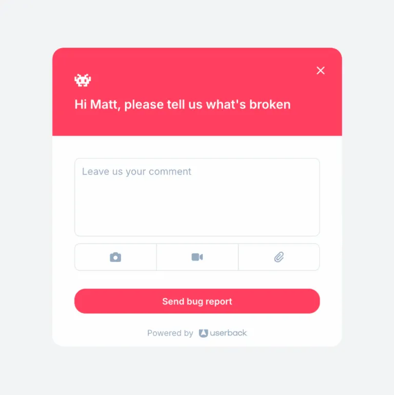 Bug Reporting Template