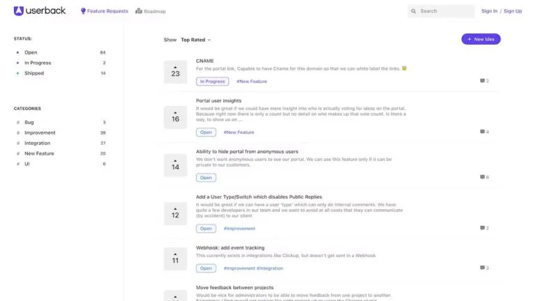 Feedback Portal