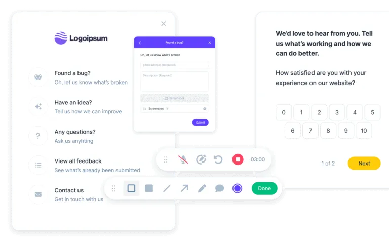 Actionable User Feedback