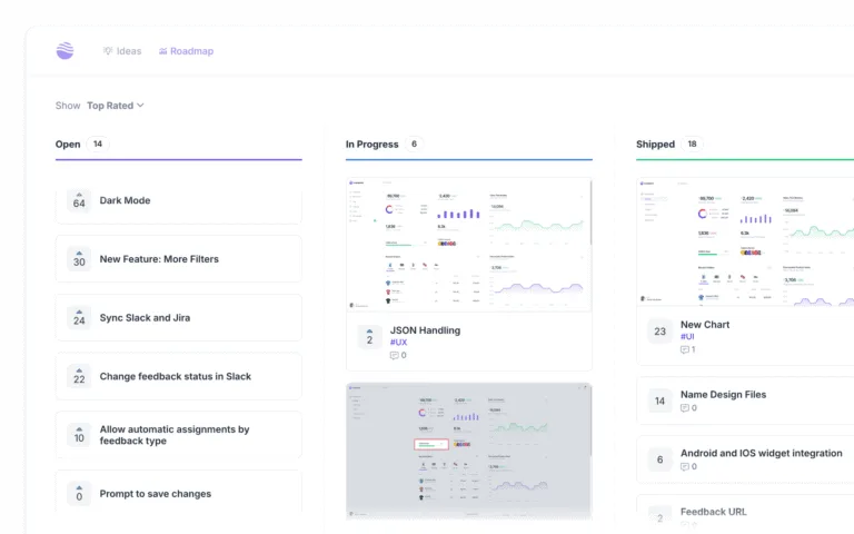 Userback roadmap hero